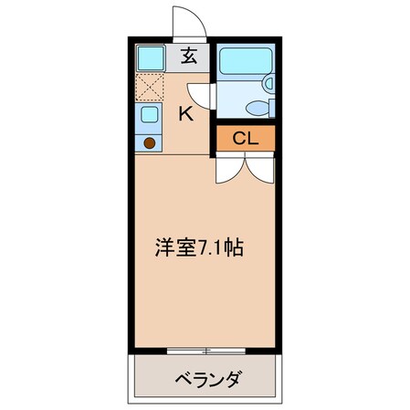 国府宮駅 徒歩13分 2階の物件間取画像